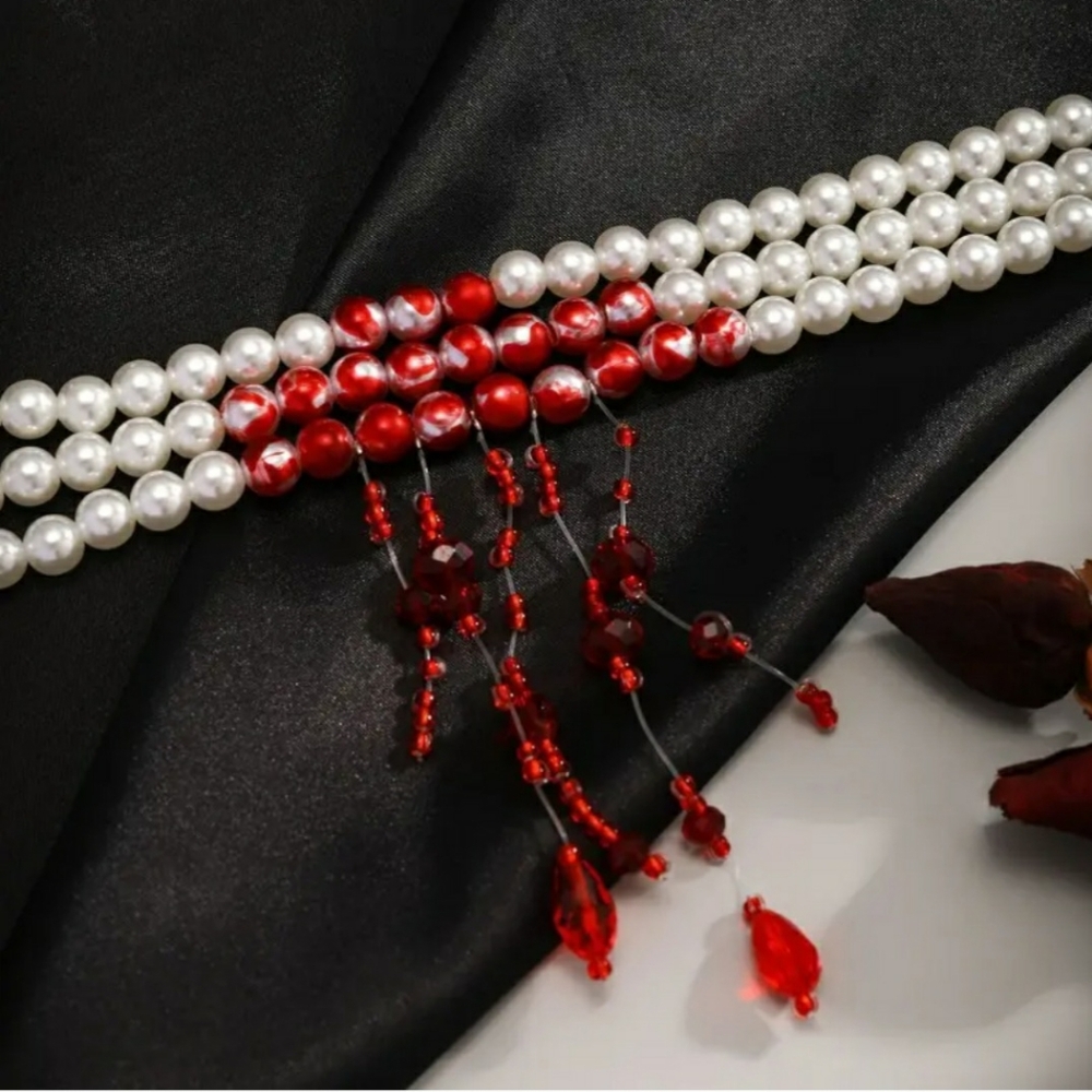 Gothic Vampire Choker Necklace - Picture 4 of 5